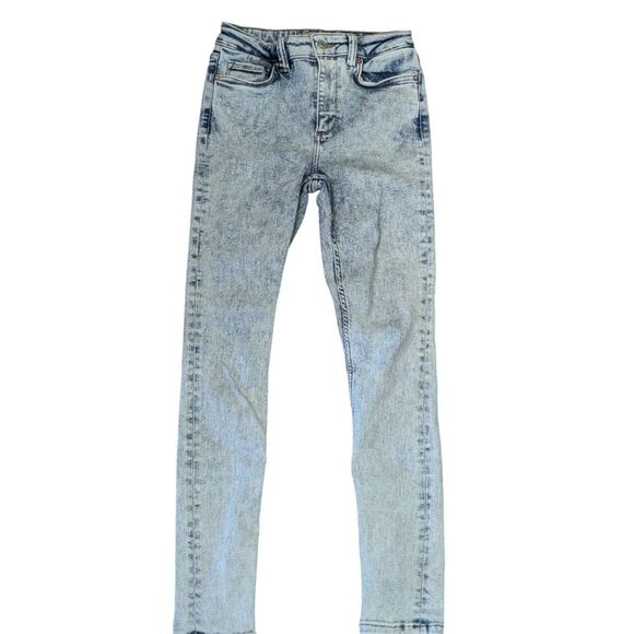 AllSaints Dax Acid Wash Skinny Jeans, W25 - Picture 1 of 5